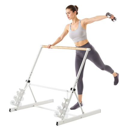 Portable Ballet Barre, Freestanding Foldable, Adjustable Height