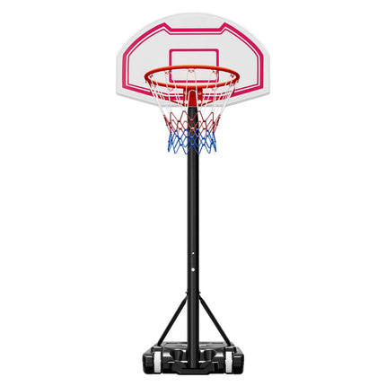 Portable Basketball Hoop, 5.2–6.9 Ft Adjustable, Wheels