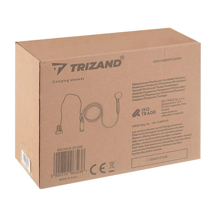 Přenosná kempingová sprcha, baterie 2200mAh, USB nabíjení