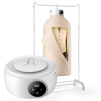 Portable Clothes Dryer With Dryer Bag, 600W, 5-H Timer