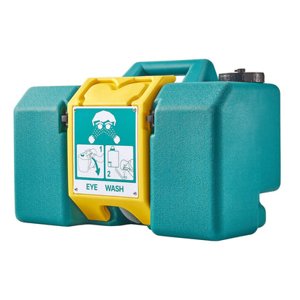 Portable Emergency Eyewash Station, 8 Gallon, Dual Spray