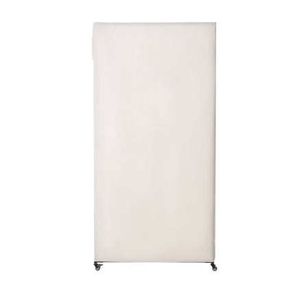 Portable Fitting Room With Curtains, Casters, 99x99x204.5 cm