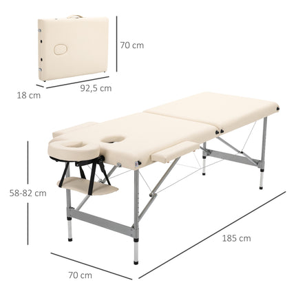 Tragbare klappbare Massageliege mit Gesichtswiege, 186x71x83 cm