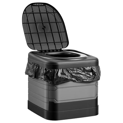 Portable Folding Toilet, 150 kg Capacity, Carry Bag