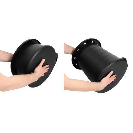 Přenosná skládací cestovní toaleta, kompaktní provedení