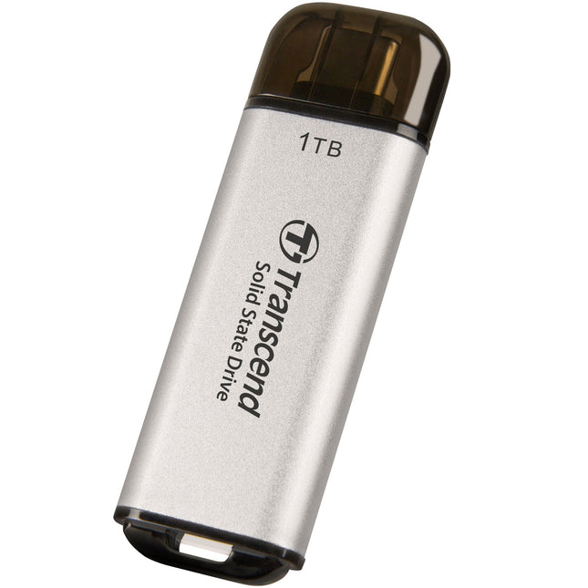 Přenosný mini SSD ESD300C USB-C 1TB 10Gbps (R1050/W950 Mb/s), stříbrný