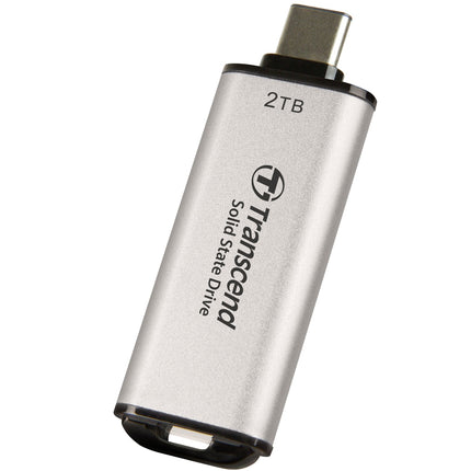 Přenosný mini SSD ESD300C USB-C 2TB 10Gbps (R1050/W950 Mb/s), stříbrný