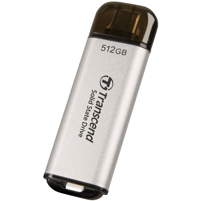 Přenosný mini SSD ESD300C USB-C 500Gb 10Gbps (R1050/W950 Mb/s), stříbrný
