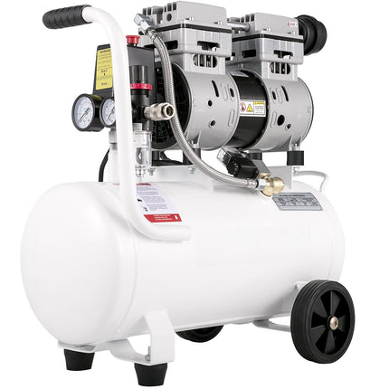 Portable Oil-Free Air Compressor, 25L 1HP 115 PSI