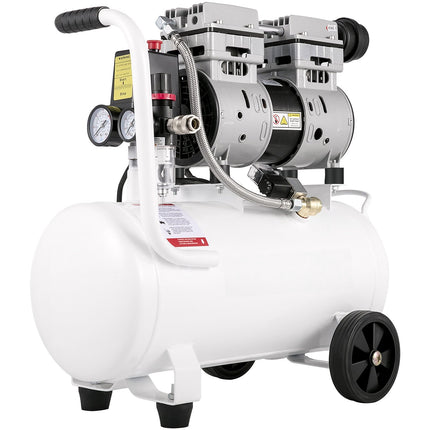 Portable Oil-Free Air Compressor, 25L 1HP 115 PSI