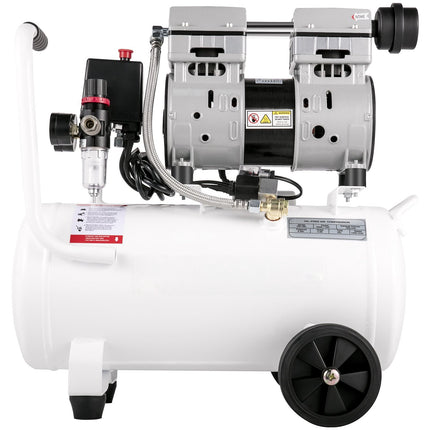 Portable Oil-Free Air Compressor, 25L 1HP 115 PSI