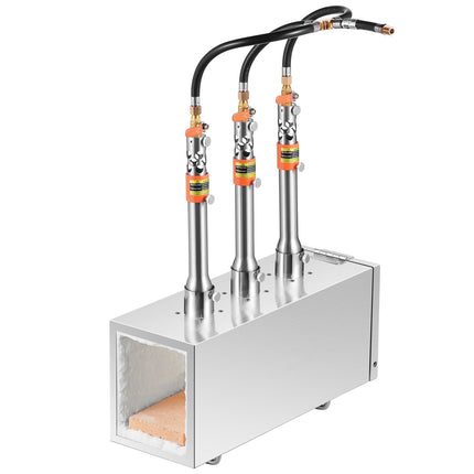 Portable Propane Forge – 3 Burner, 2600F, Stainless Steel