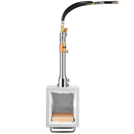 Portable Propane Forge – 3 Burner, 2600F, Stainless Steel