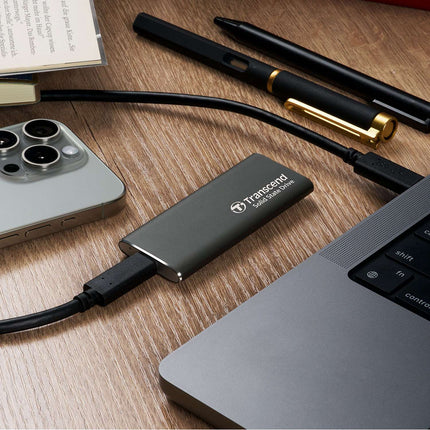 Přenosný SSD ESD256C USB-C 1TB 10Gbps (R1050/W950 Mb/s), hliníkový