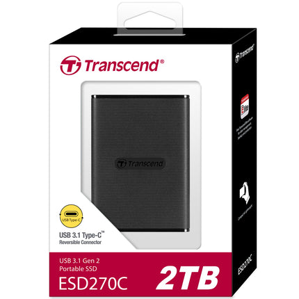 Přenosný SSD ESD270C USB-C 2TB (R520/W460), černý