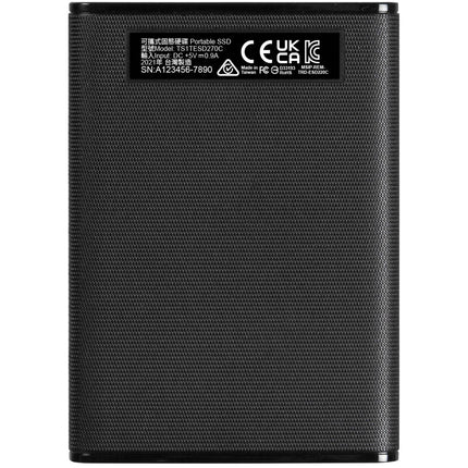 Přenosný SSD ESD270C USB-C 2TB (R520/W460), černý
