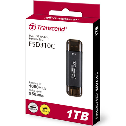 Přenosný SSD ESD310C USB-C 1TB (R1050/W950), černý