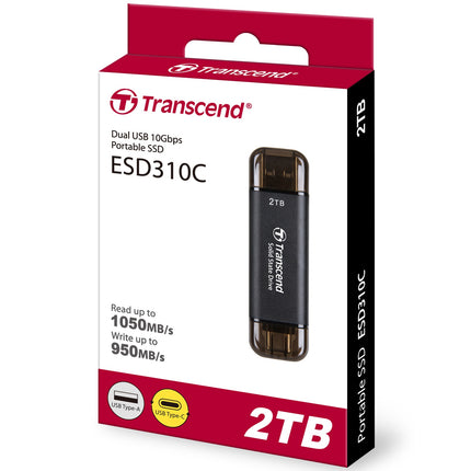 Přenosný SSD ESD310C USB-C 2TB (R1050/W950), černý