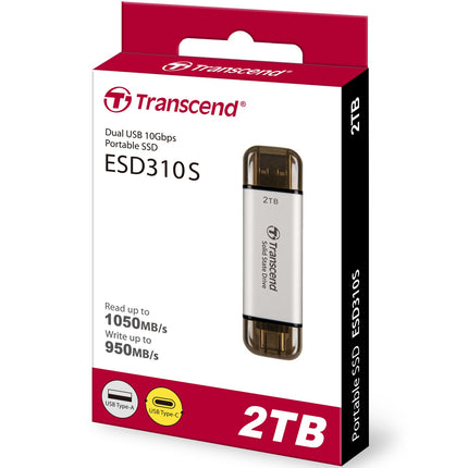 Přenosný SSD ESD310S USB-C 2TB (R1050/W950), stříbrný