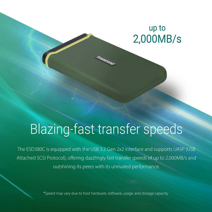 Přenosný SSD ESD380C USB-C 2TB (R/W 2000 MB/s)