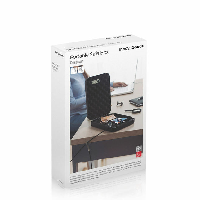 Přenosný trezor s bezpečnostním lankem Prisaven InnovaGoods