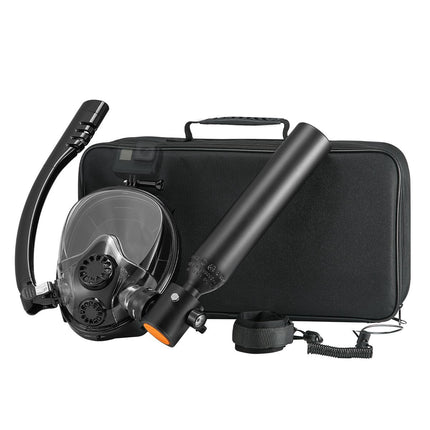 Portable Scuba Tank Kit, 0.5L Air Cylinder with Mask