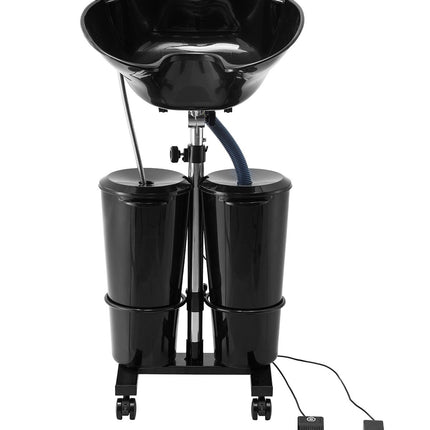 Portable Shampoo Bowl Sink With Electric Pump, 2 Buckets