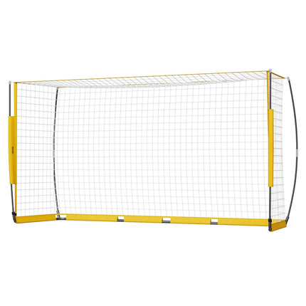 Portable Soccer Goal 12x6 Ft, Steel-Fiberglass, Bag
