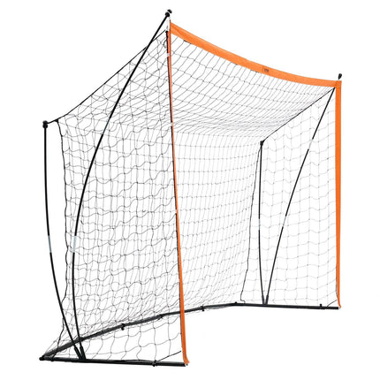 Portable Soccer Goal 12x6 Ft, Steel Fiberglass, Carry Bag