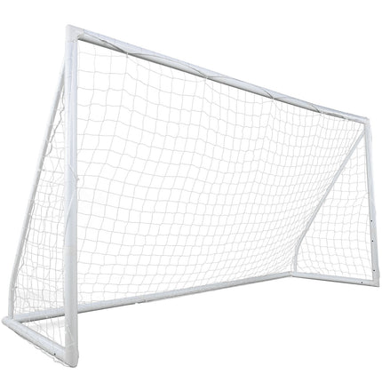 Portable Soccer Goal 12x6 ft, All-Weather, Carry Bag
