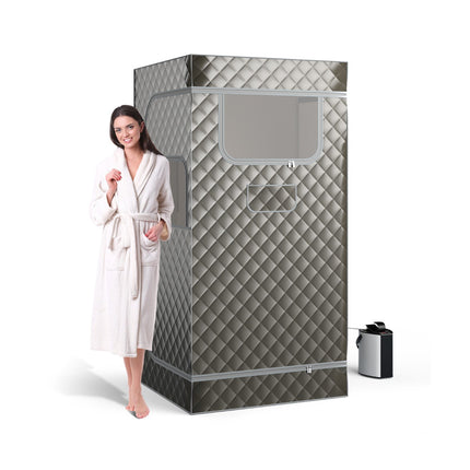 Přenosná parní sauna, 3 l pro 1 osobu, židle, masér nohou