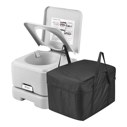 Portable Toilet, 3.2 Gal Waste Tank, Carry Bag