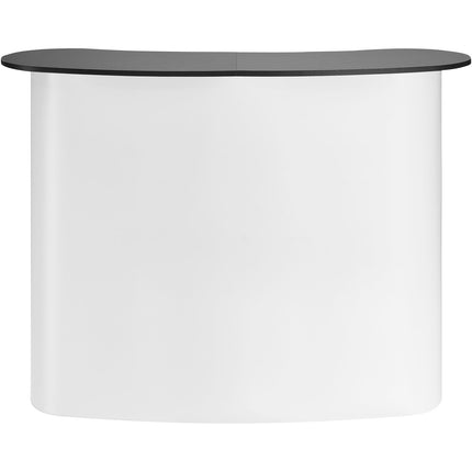 Portable Trade Show Counter With Storage, 130 x 46.5 x 95 cm