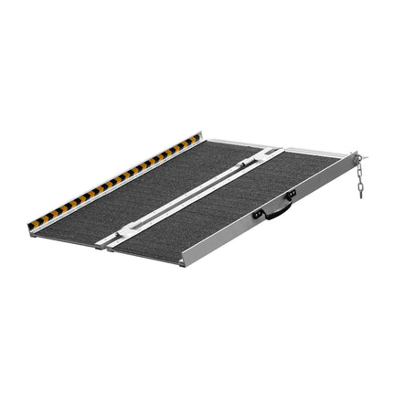 Portable Wheelchair Ramp 61 cm, Folding Aluminum, 800 lb