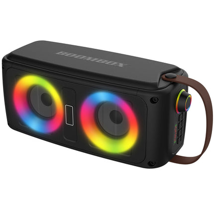 Přenosný bluetooth reproduktor s baterií a světelným efektem