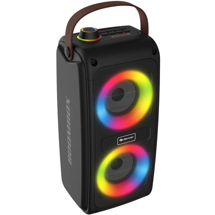 Přenosný bluetooth reproduktor s baterií a světelným efektem