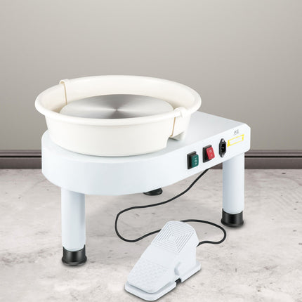 Pottery Wheel 11 In, 350W 220V With Foot Pedal