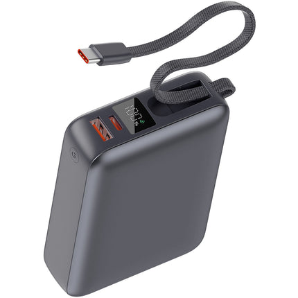Powerbanka 20000mAh 45W PD, vestavěný USB-C kabel