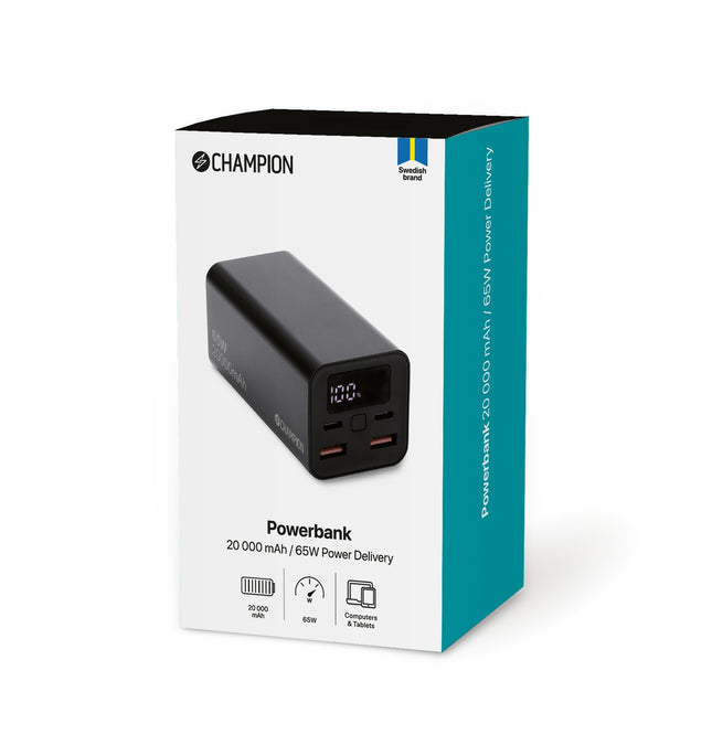 Powerbanka 20000 mAh 65W PD