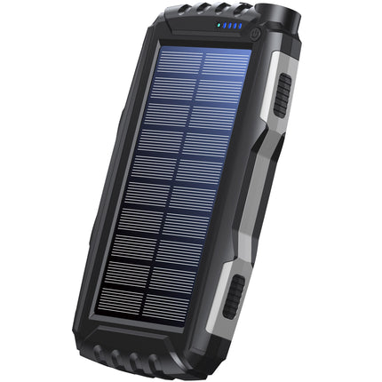 Powerbanka 20,000 mAh solární článek černá