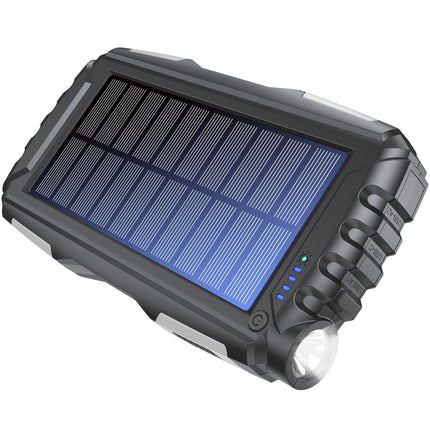 Powerbanka 20,000 mAh solární článek černá