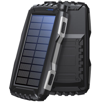 Powerbanka 20,000 mAh solární článek černá