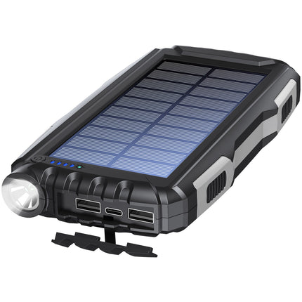 Powerbanka 20,000 mAh solární článek černá