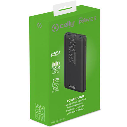 Powerbanka PD 20W 10,000 mAh černá