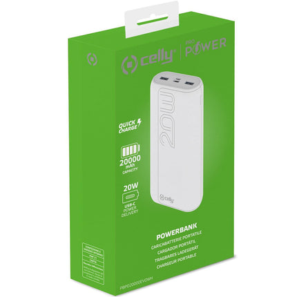 Powerbanka PD 20W 20,000 mAh bílá