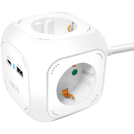 Rozbočka Power Cube + USB-A/USB-C PD 20W