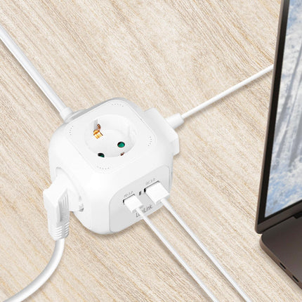Rozbočka Power Cube + USB-A/USB-C PD 20W