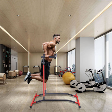 Power Tower Dip Station – Adjustable Pull-Up Bar, 220 lb
