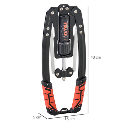 Nastavitelný hydraulický posilovač paží, odpor 22-440 lbs