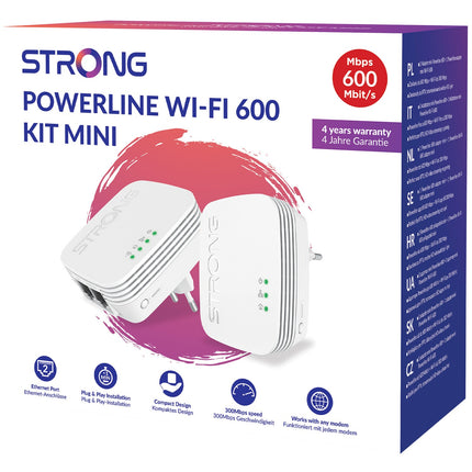 Powerline 600 Duo Mini s WiFi